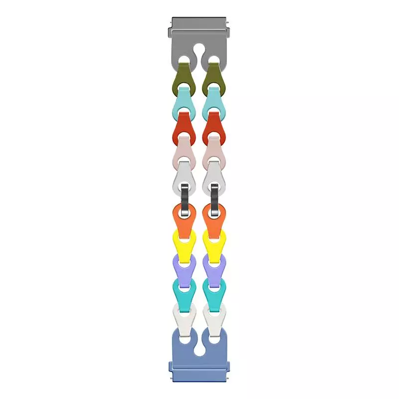 WH12 Flexible Series Fashion Hollow Silicone Strap(22mm)