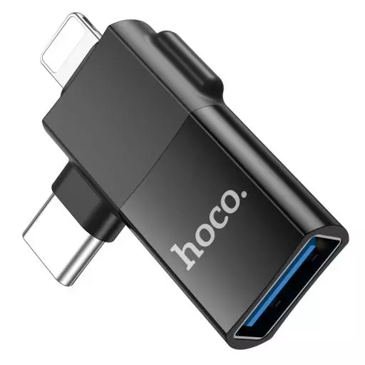 UA17 IP Male/Type-C Male To USB Female Two-in-one Adapter
