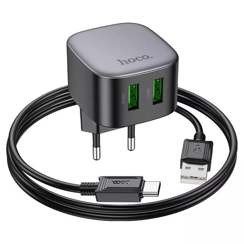 CS34A Rayo, dual USB-A 18W port wall charger TYPE-C
