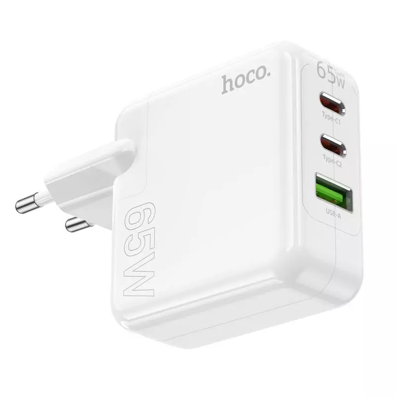 C115A Header PD65W  GaN Three-port(2C1A) Charger(EU)