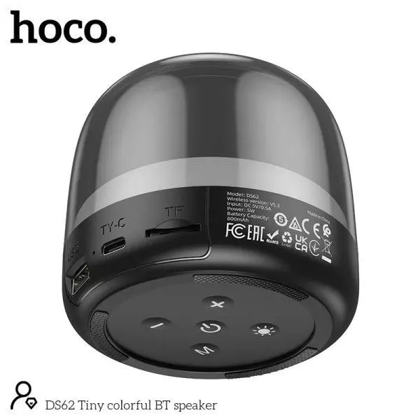 DS62 Tiny Colorful BT Speaker