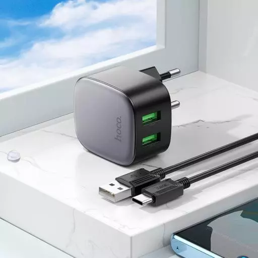 CS34A Rayo, Dual USB-A 18W Port Wall Charger TYPE-C