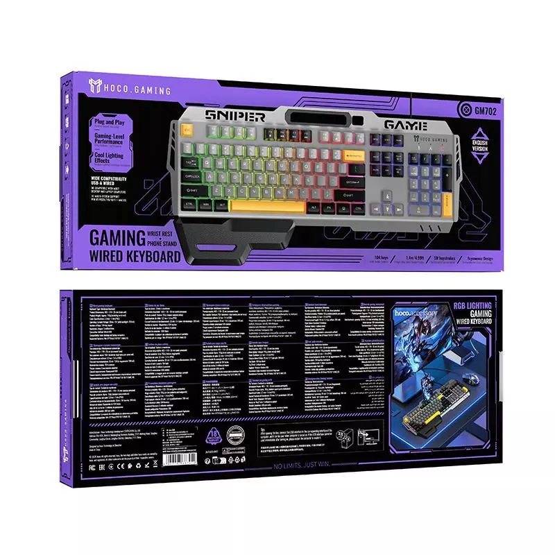 GM702 Vistoso Wired Gaming Keyboard(english Version) GM702 Vistoso Wired Gaming Keyboard(english Version)