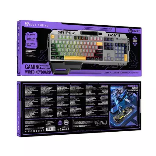 GM702 Vistoso Wired Gaming Keyboard(english Version)