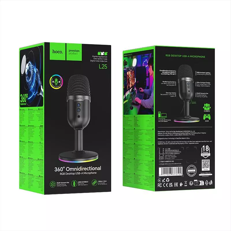 L25 Bright USB Desktop Microphone