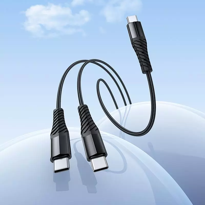 X123 Victory 2-In-1 Charging Cable(C To C+C) X123 Victory 2-In-1 Charging Cable(C To C+C)