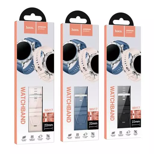 WH17 Original Series Push-type Silicone Strap(22mm)