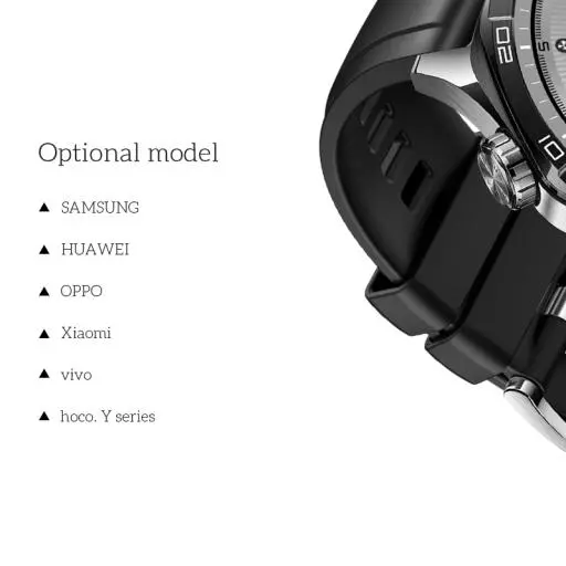 WH17 Original Series Push-type Silicone Strap(20mm)