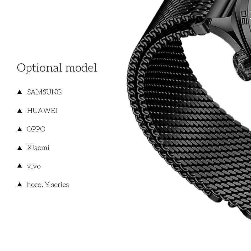 WH16 Precioso Series Magnetic Milanese Steel Strap(22mm)