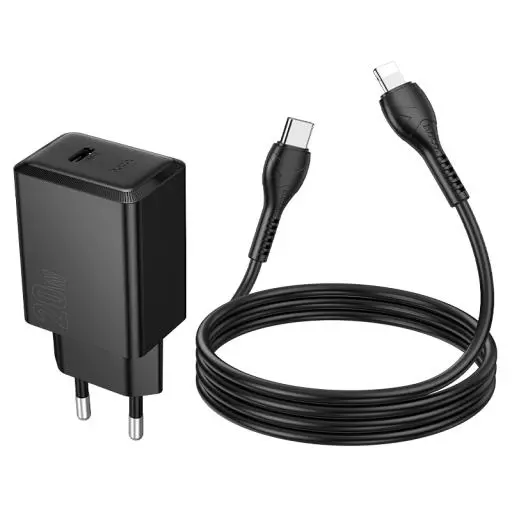 N68 Nuevo single port PD20W charger set(C to iP)(EU)