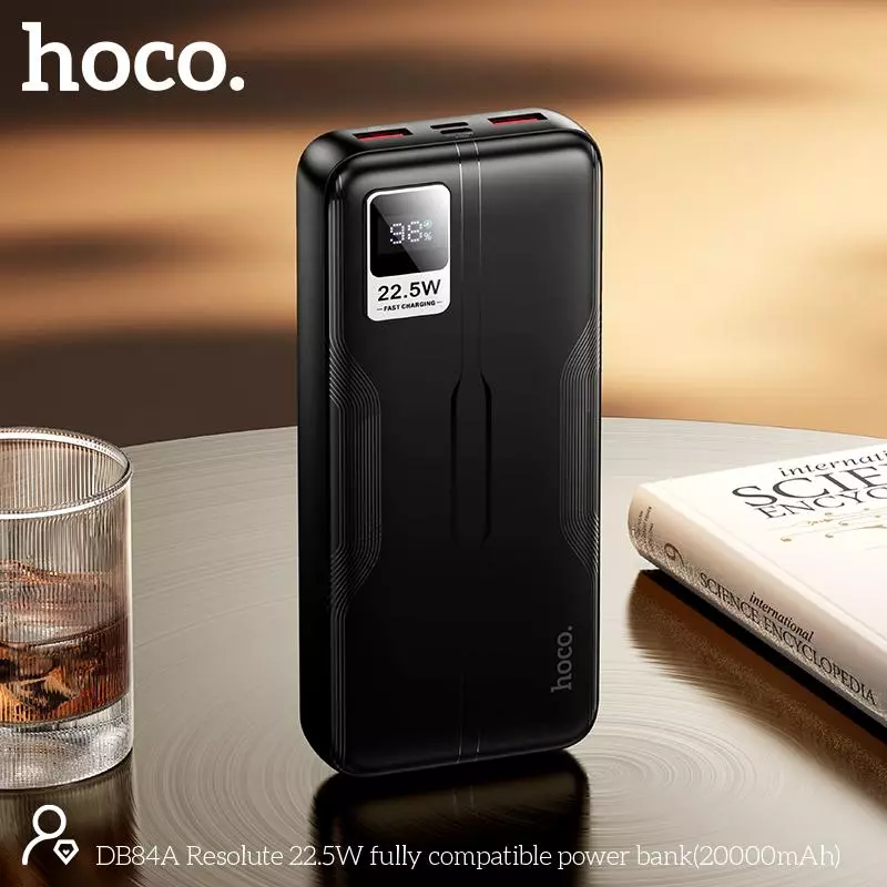 DB84A Resolute 22.5W Fully Compatible Power Bank(20000mAh)