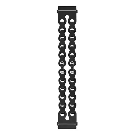 WH12 Flexible Series Fashion Hollow Silicone Strap(22mm)