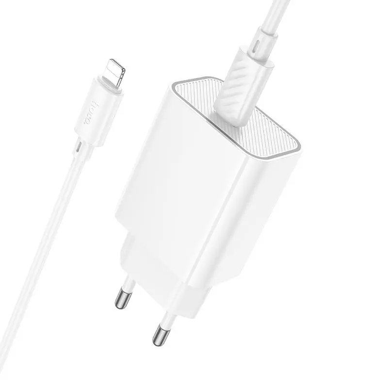 C143A Benefit single port PD20W charger set(C to iP)(EU)