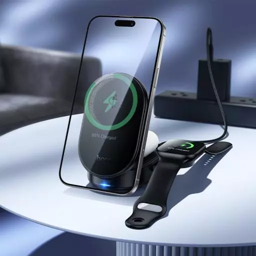 CQ23 Pole Qi2.2 3-In-1 Magnetic Wireless Fast Charger