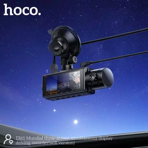 DI61 Mundial Three-screen Simultaneous Display Driving Recorder(wifi Version)