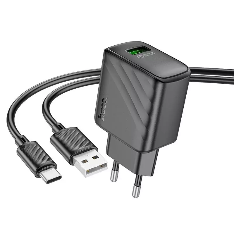 CS21A Rich Single Port QC3.0 Charger Set(Type-C)(EU)