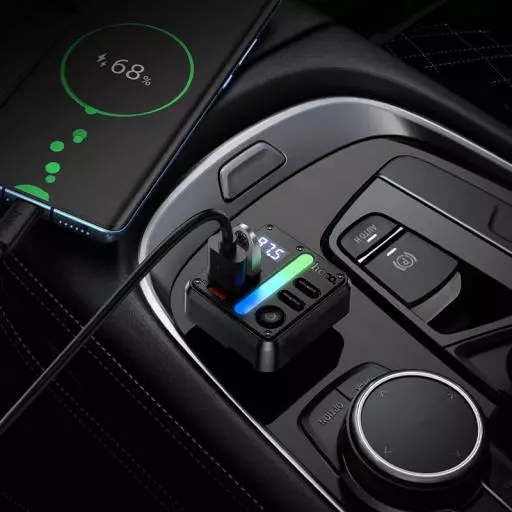 E89 Libre 45W(1A1C) Car BT FM Transmitter