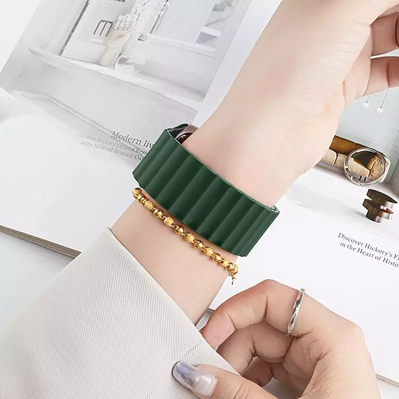 WA29 Flexible Series Buckle-free Magnetic Silicone Strap (38/40/41/42Mm) WA29 Flexible Series Buckle-free Magnetic Silicone Strap (38/40/41/42Mm)