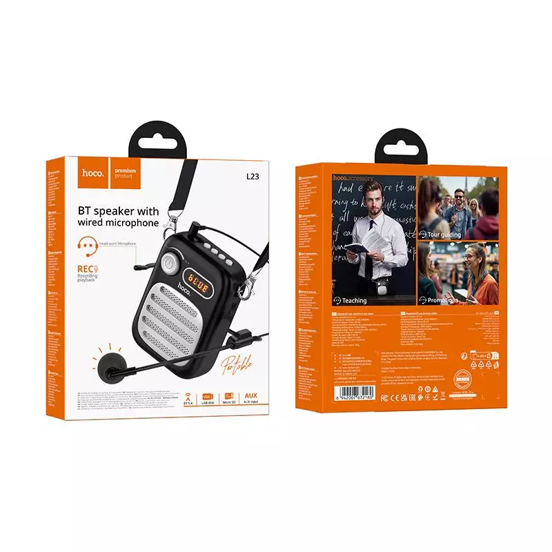 L23 Lemony Speaker With Wired Microphone