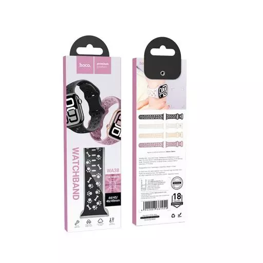 WA38 Time Series Solid Color Silicone Strap(44/45/46/49mm)