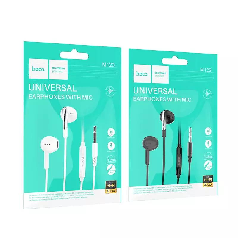 M123 Glory Universal Earphones With Microphone M123 Glory Universal Earphones With Microphone