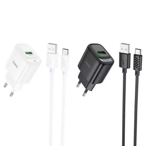 C140A Smart Single Port QC3.0 Charger Set(Type-C)(EU)