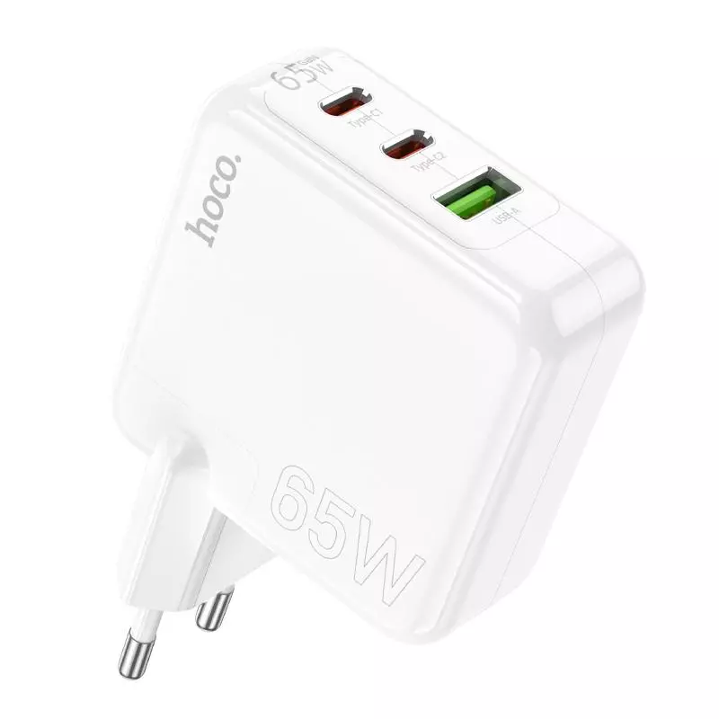 C115A Header PD65W  GaN three-port(2C1A) charger(EU)