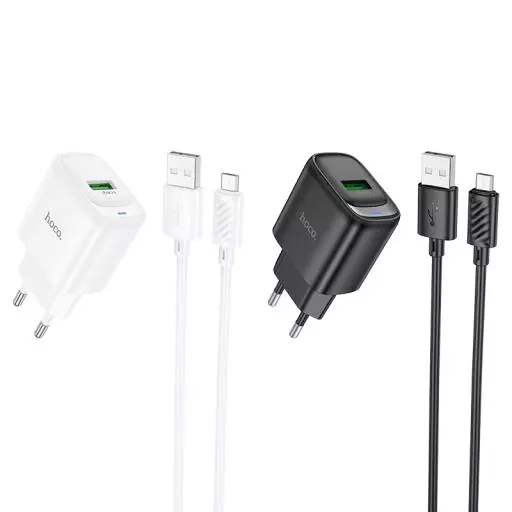C140A Smart Single Port QC3.0 Charger Set(Micro)(EU)