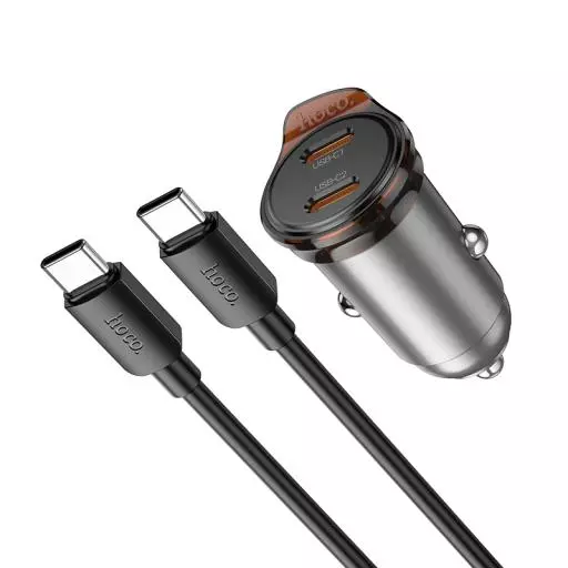 NZ16B Rigorous PD45W(2C) Car Charger Set(C To C)