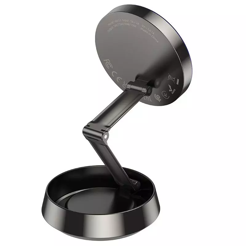 HW33 Metal Ring Magnetic Wireless Fast Charging Car Holder(center Console) HW33 Metal Ring Magnetic Wireless Fast Charging Car Holder(center Console)