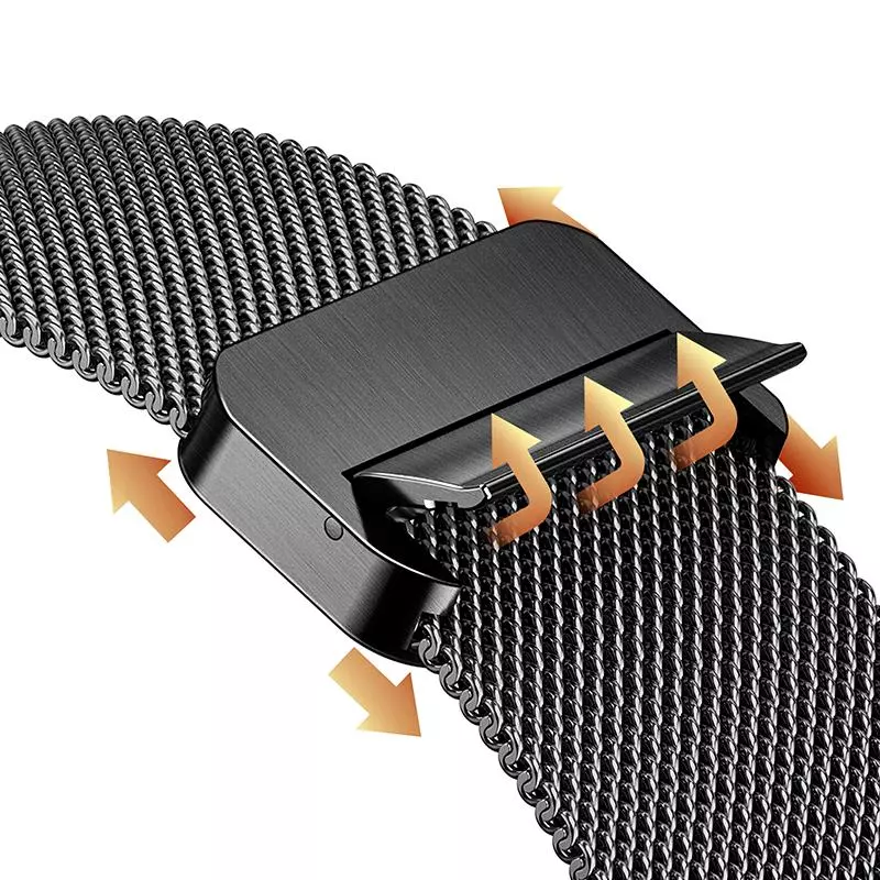 WA26 May Series Two-section Double Magnetic Buckle Milanese Strap (44/45/46/49Mm) WA26 May Series Two-section Double Magnetic Buckle Milanese Strap (44/45/46/49Mm)