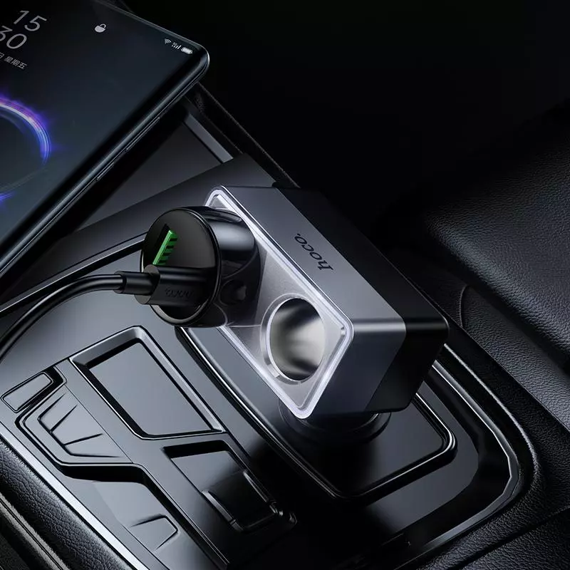 Z65 Smart Dual Cigarette Lighter Car Charger