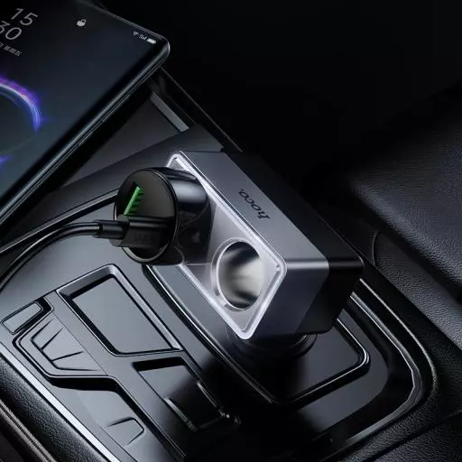 Z65 Smart Dual Cigarette Lighter Car Charger