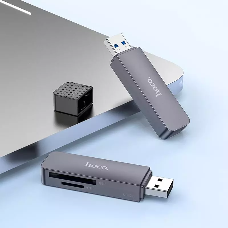 HB45 Spirit 2-In-1 USB 2.0 Card Reader