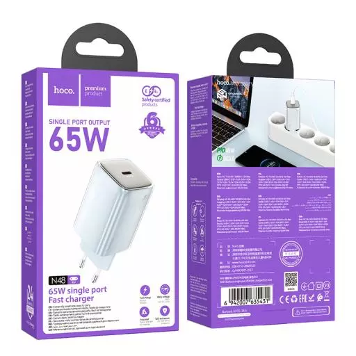 N48 Glorious Single Port PD65W Charger(EU)