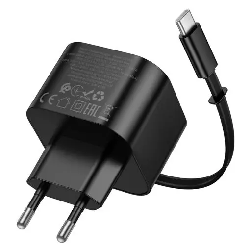 C154A Changer PD20W+QC3.0 Charger With Telescopic Cable(EU)