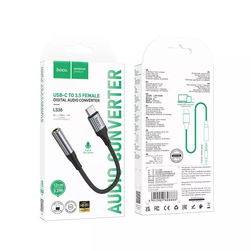 LS36 Fresh Digital Type-C To 3.5 Audio Converter
