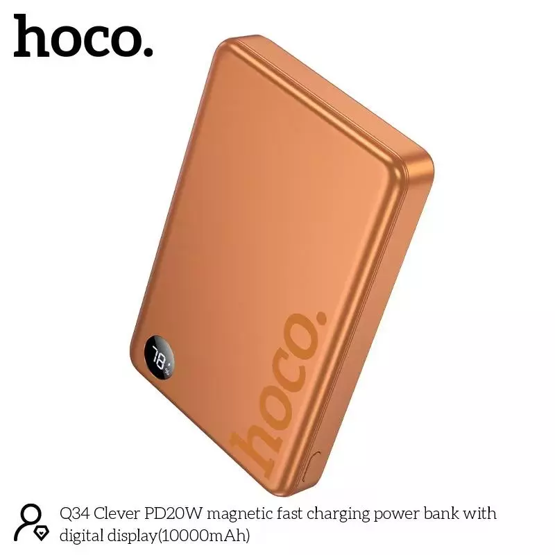 Q34 Clever PD20W Magnetic Fast Charging Power Bank With Digital Display(10000mAh) Q34 Clever PD20W Magnetic Fast Charging Power Bank With Digital Display(10000mAh)