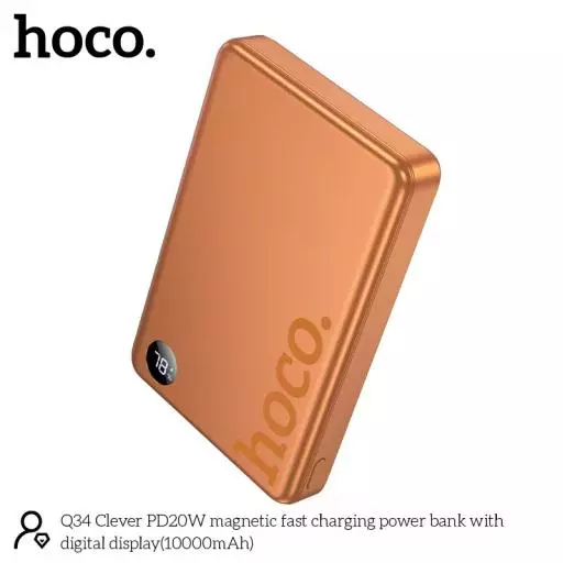 Q34 Clever PD20W Magnetic Fast Charging Power Bank With Digital Display(10000mAh)