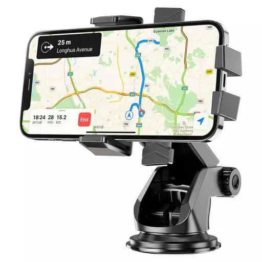CA83 David One-button Center Console Car Holder