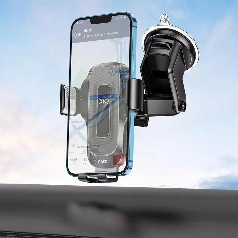 HW3 Wise Automatic Induction Wireless Fast Charging Car Holder(center Console) HW3 Wise Automatic Induction Wireless Fast Charging Car Holder(center Console)