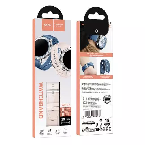 WH17 Original Series Push-type Silicone Strap(20mm)