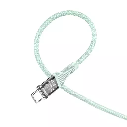 U111 Type-C To Type-C Transparent Discovery Edition 60W Charging Data Cable