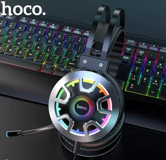 ESD05 Gaming LED Headphones Hi-Res Black
