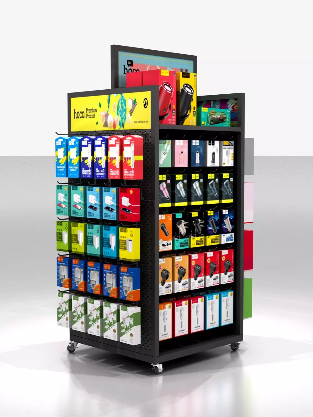 HN11 Single-sided Promotional Hook Display Stand HN11 Single-sided Promotional Hook Display Stand