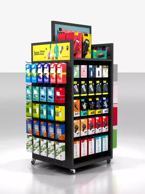 HN11 Single-sided Promotional Hook Display Stand