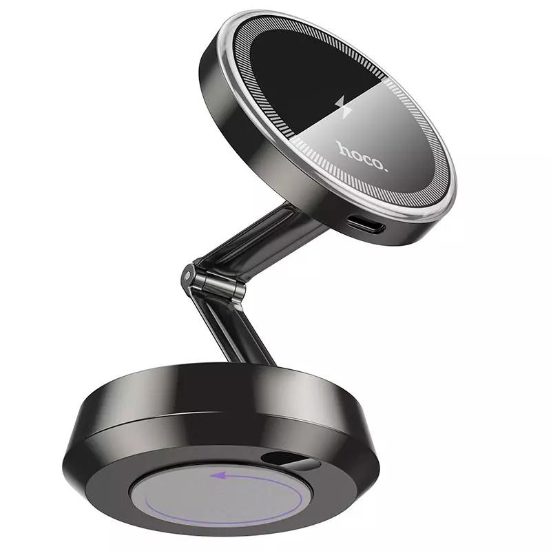 HW33 Metal Ring Magnetic Wireless Fast Charging Car Holder(center Console) HW33 Metal Ring Magnetic Wireless Fast Charging Car Holder(center Console)