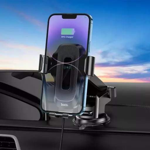 HW3 Wise Automatic Induction Wireless Fast Charging Car Holder(center Console)