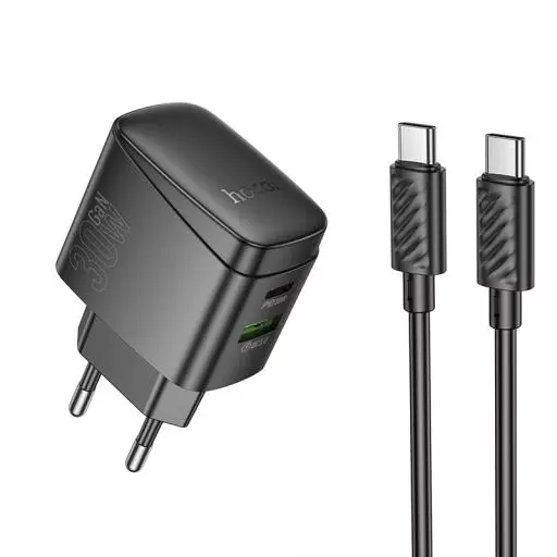 CS61A Bright PD30W+QC3.0 Charger Set(C To C)(EU)