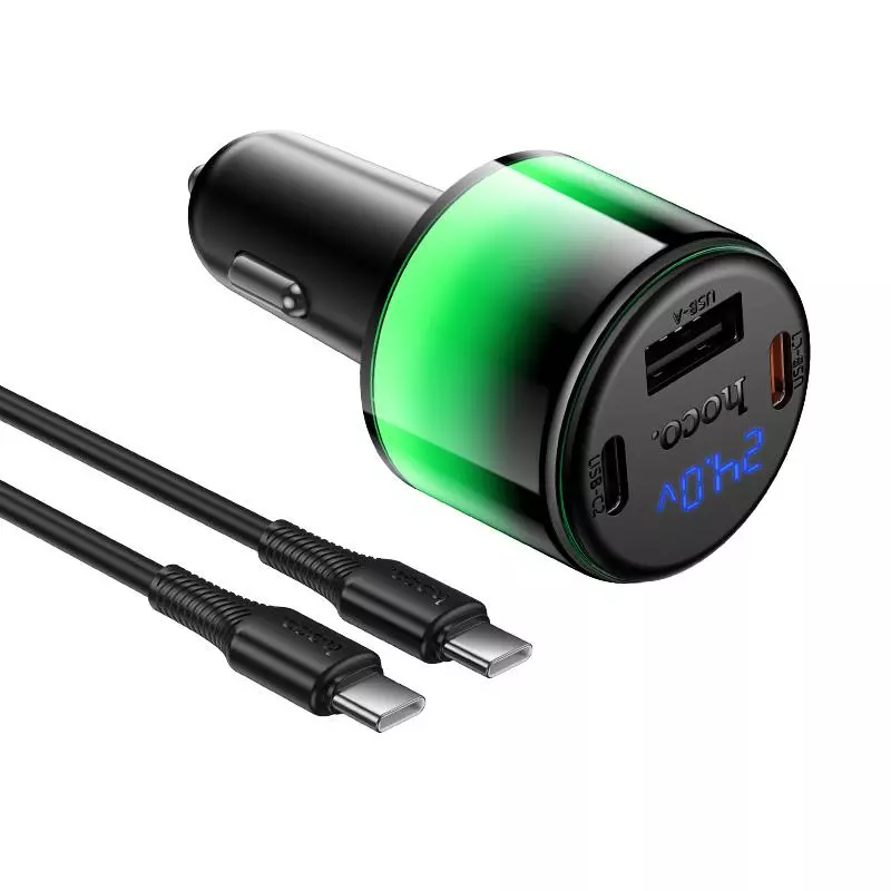 Z69B Vivido PD57W(2C1A) Car Charger With Digital Display Set(C To C)